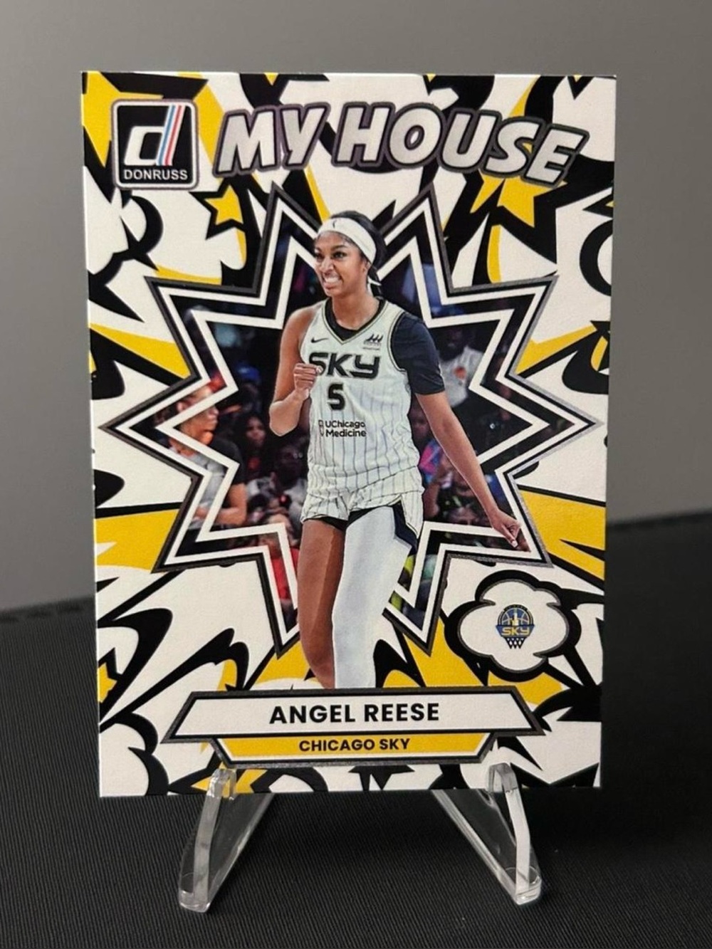 Angel Reese Chicago Sky 2025 Panini WNBA Donruss My House #6 card